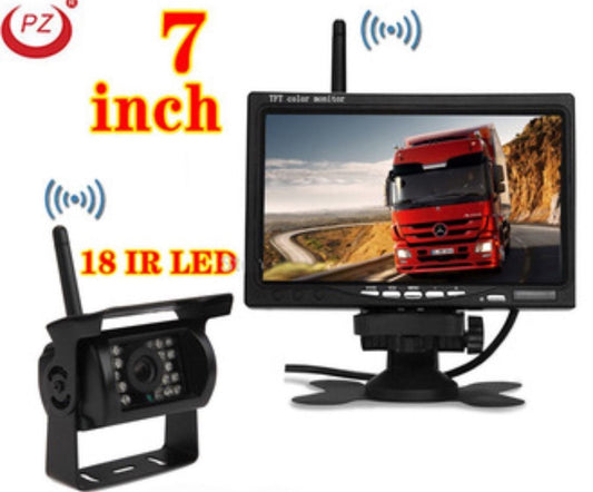 Semi Truck Tractor Trailer LED Back Up Camera - 12v / 24v Truck Trucker Trucking