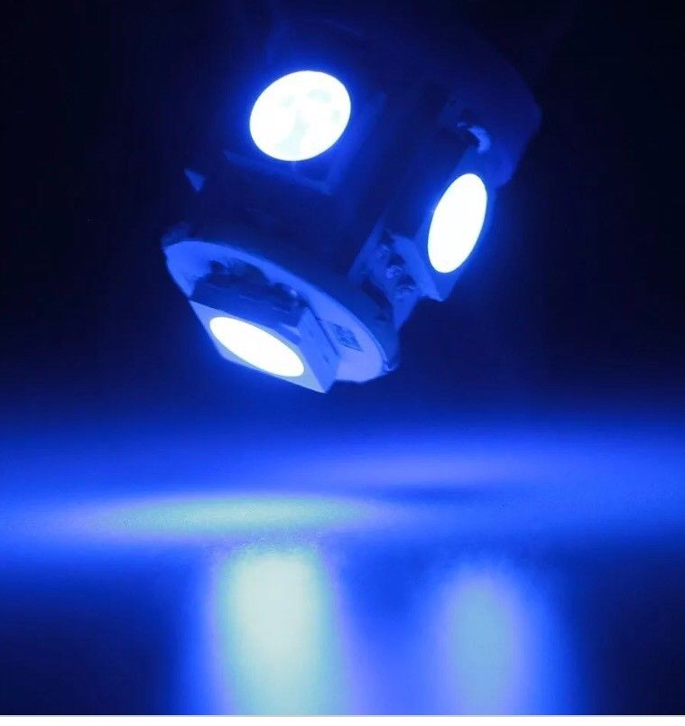 HMMWV Dash LED lights 2PK BLUE BRIGHTEST ORIGINAL HUMVEE (TM