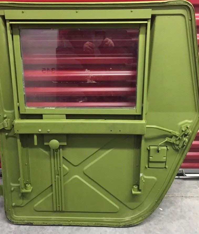 En klar 3/8 "PC M998 Original Humvee X-Door Replacement Window hmmwv