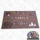 Custom Family farm sign - Solid Steel