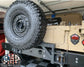 用于军用Humvee / M998 / M1038 / HMMWV车辆的轮胎载体和备用轮胎