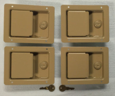 مقبض الباب قفل واحد الخارجية مزلاج - همفي- اختيار اللون - 1، 2 أو 4