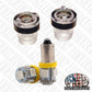 MILITARY HMMWV 2 Lens Covers & Dash Bulbs Kit - Color Choice - M998 HUMVEE  12339203-1